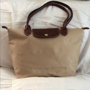 Longchamp Le Pliage Tote Bag S (Beige)